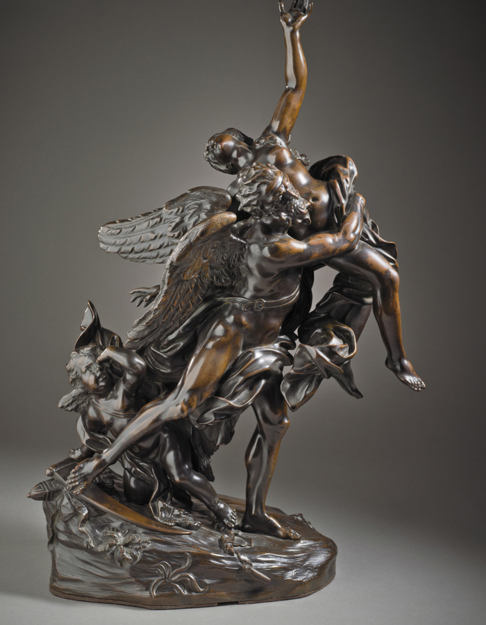 Fig. 10 Giovan Battista Foggini Il Tempo rapisce la Bellezza 1700-1720 circa bronzo patinato Los Angeles County Museum, of Art, Michael J. Connell Foundation, Los Angeles