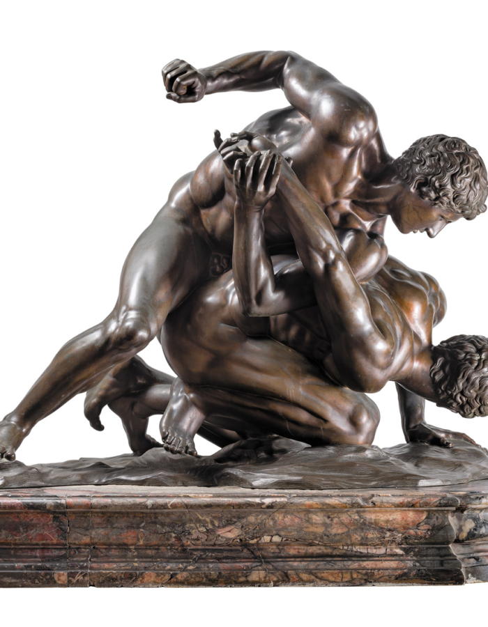 Fig. 18 Giovan Battista Foggini Lottatori 1714-1715 bronzo patinato Ministero dell’Economia e delle Finanze(in deposito dalle Gallerie degli Uffizi), Roma