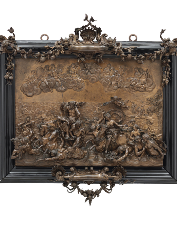 Fig. 9 Antonio Montauti Il trionfo di Nettuno Ratto diEuropa 1729 (?) bronzo patinato County Museum of Art, Los Angeles