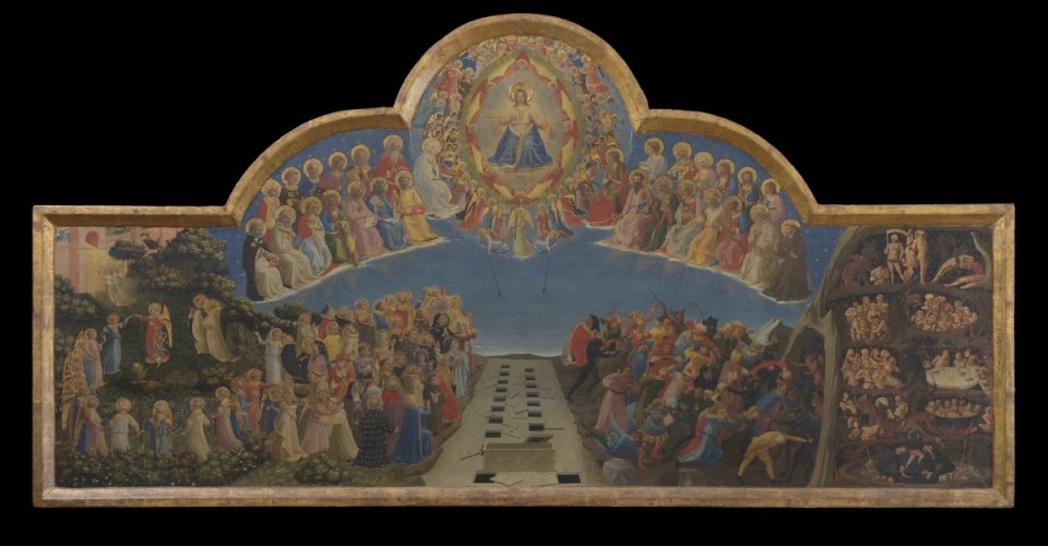 1a_Beato Angelico, Giudizio Universale, prima del restauro_s