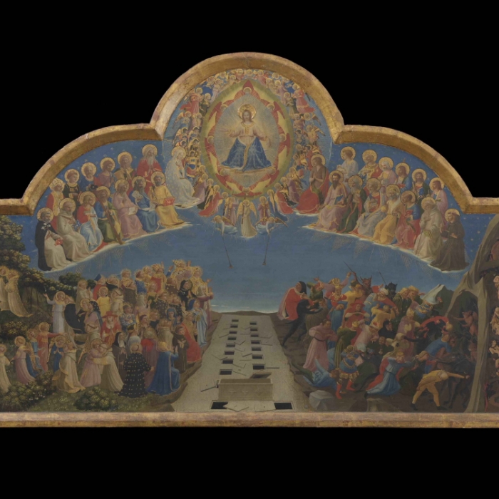 1a_Beato Angelico, Giudizio Universale, prima del restauro_s