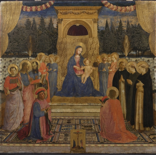 Beato Angelico, Pala di San Marco, prima del restauro